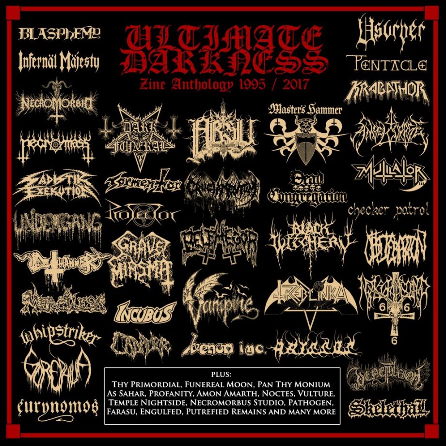 ULTIMATE DARKNESS ZINE ANTHOLOGY BOOK (Underground Archives Book II) Restock