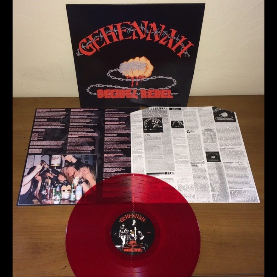 GEHENNAH - Decibel Rebel LP (Red Vinyl)