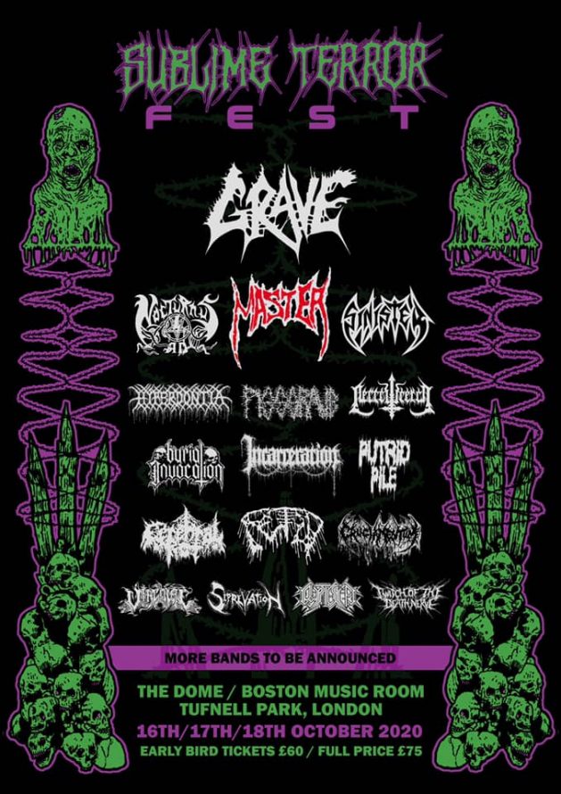 Sublime Terror Fest 2020 flyer