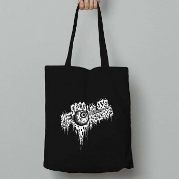 Me Saco Un Ojo Records eyeball tote bag