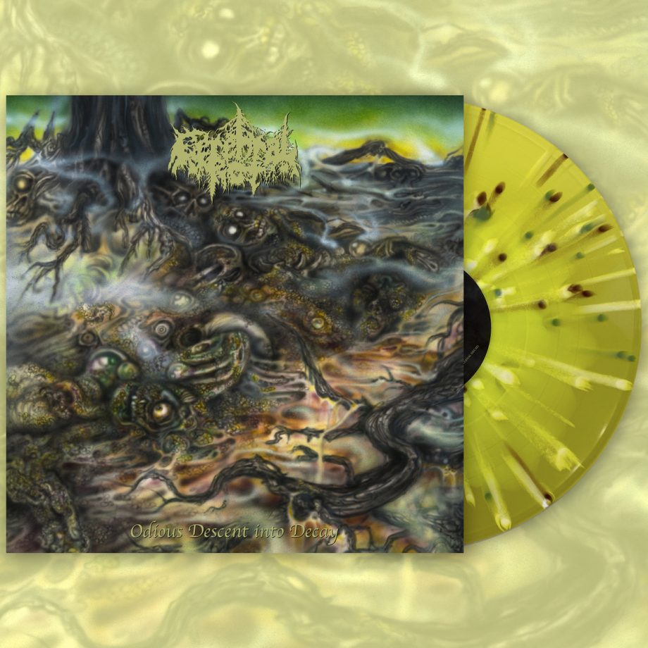 CEREBRAL ROT – Odious Descent Into Decay LP (Restock - Splatter)