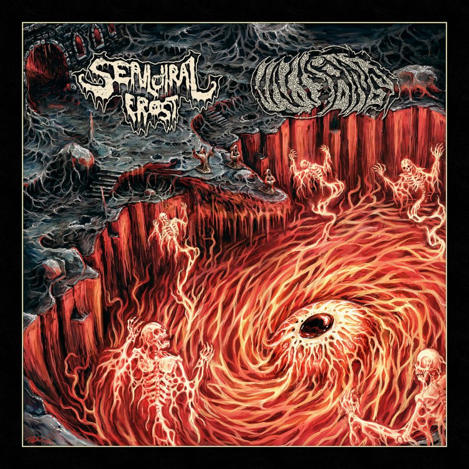 Inisans / Sepulchral Frost – Death Fire Darkness 10''