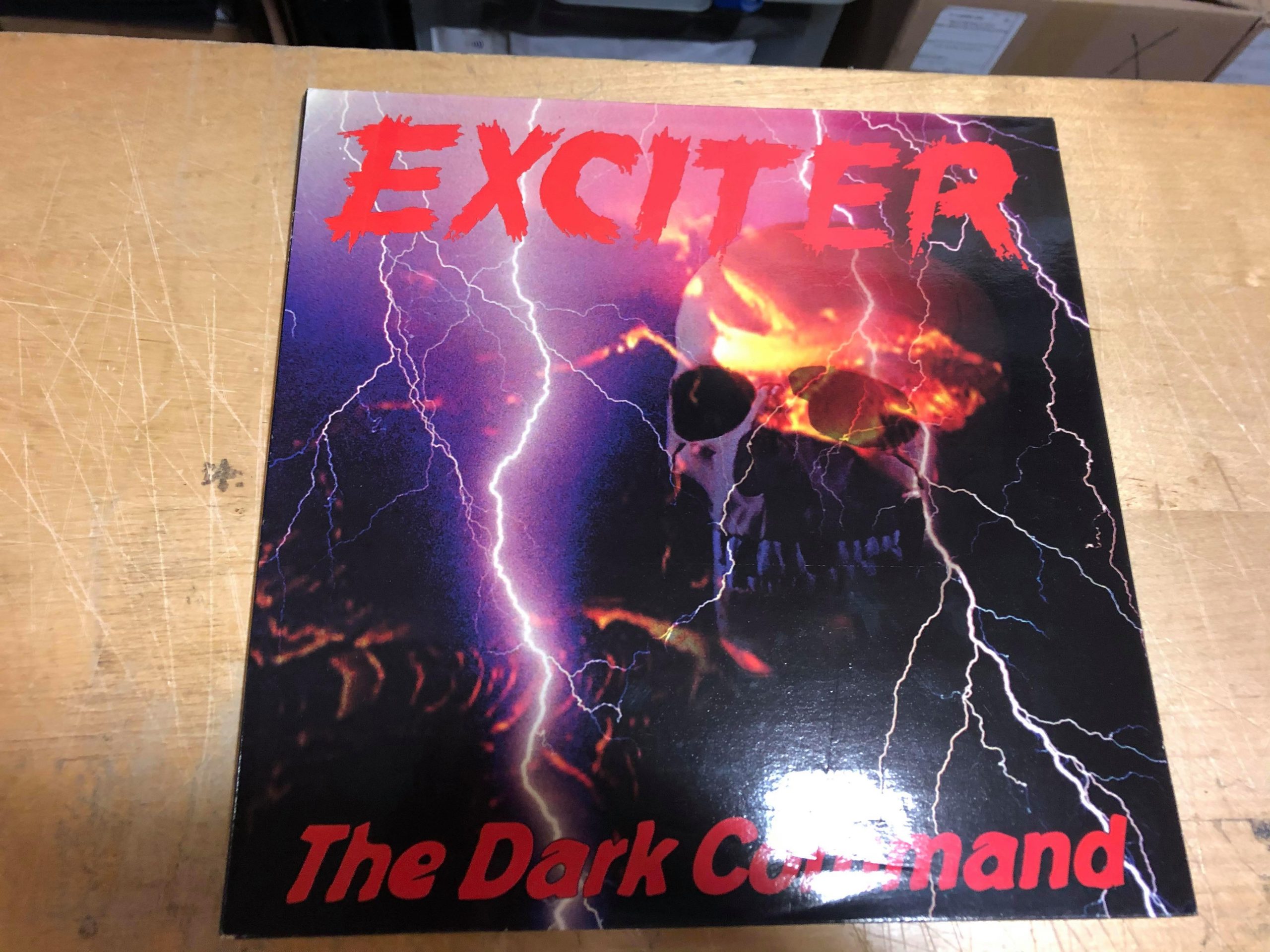 Exciter The Dark Command LP — Me Saco Un Ojo Records