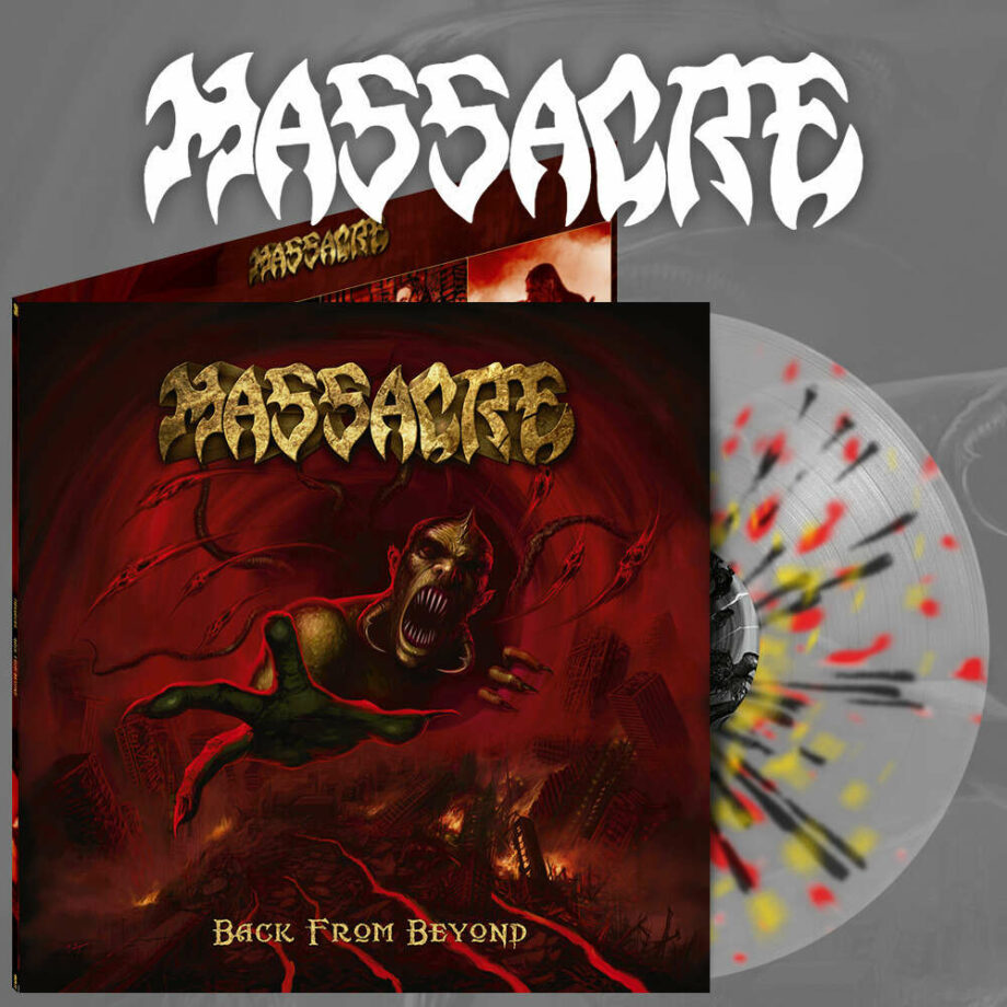 MASSACRE - Back From Beyond  Gatefold LP (Splatter)