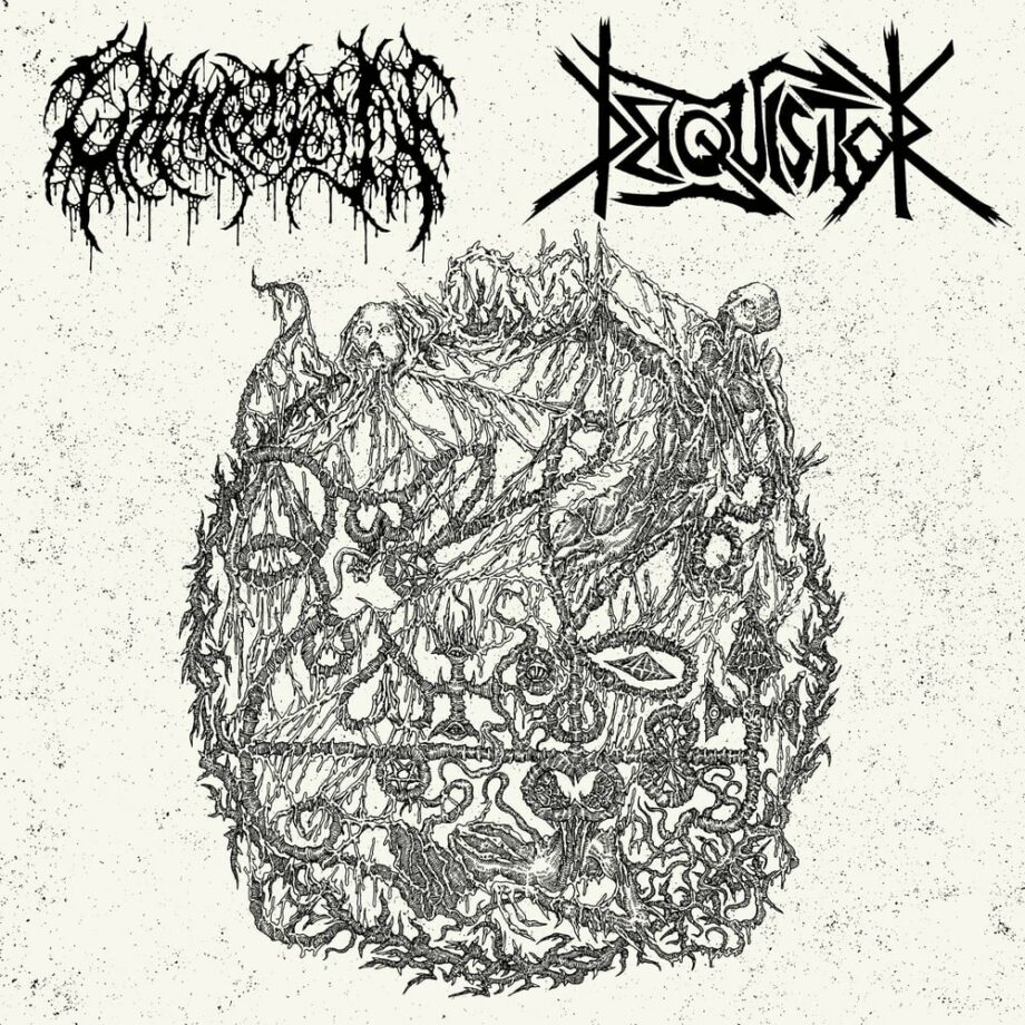 CHAOTIAN / DEIQUISITOR  - split LP