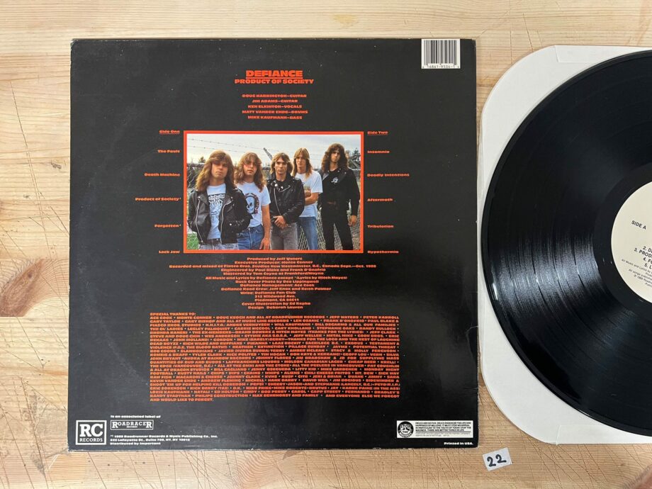 Defiance – Product Of Society LP