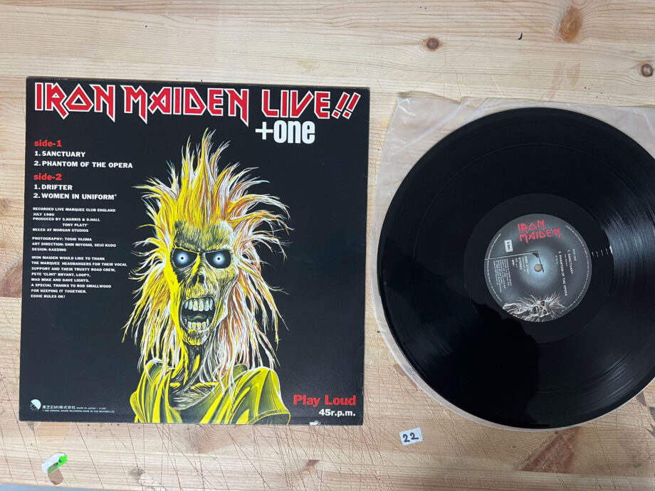 Iron Maiden ‎– Live!! +One 12''