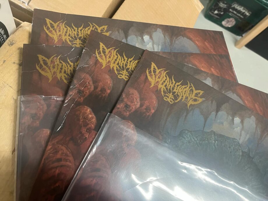 SULPHUROUS - The Black Mouth of Sepulchre LP (Damage sleeve)
