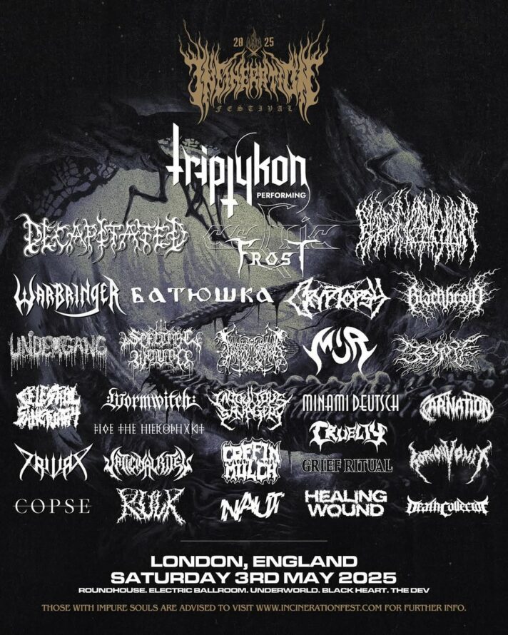 Incineration Festival 2025 flyer