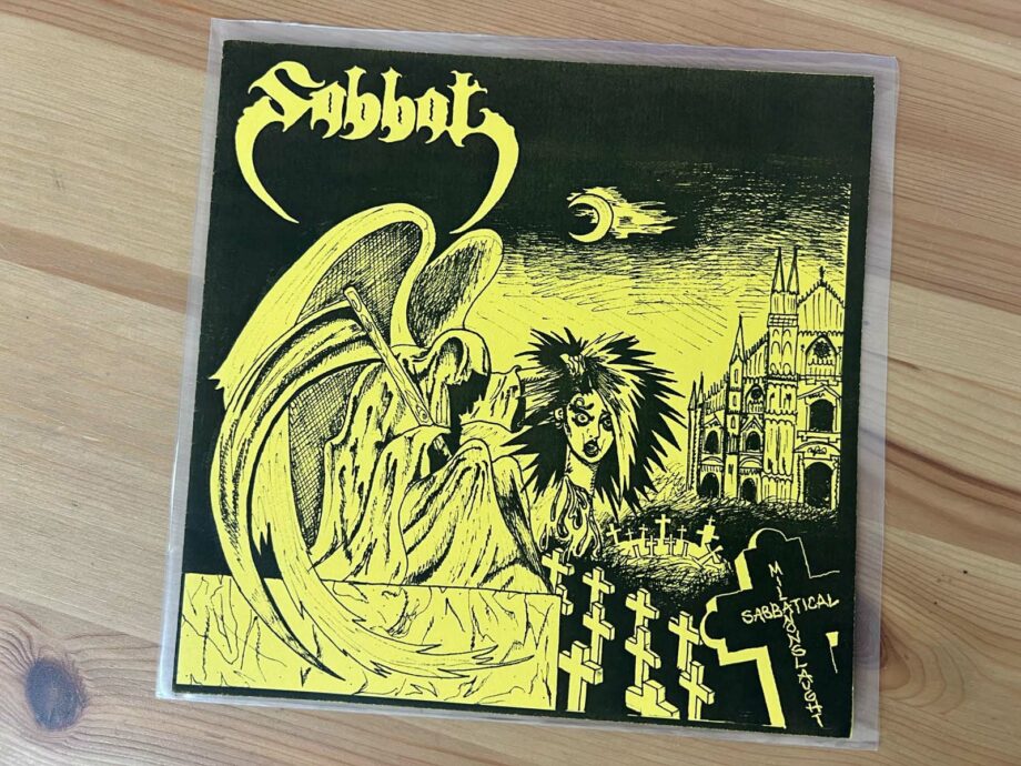 Sabbat – Sabbatical Milanonslaught 7'' (Test pressing)