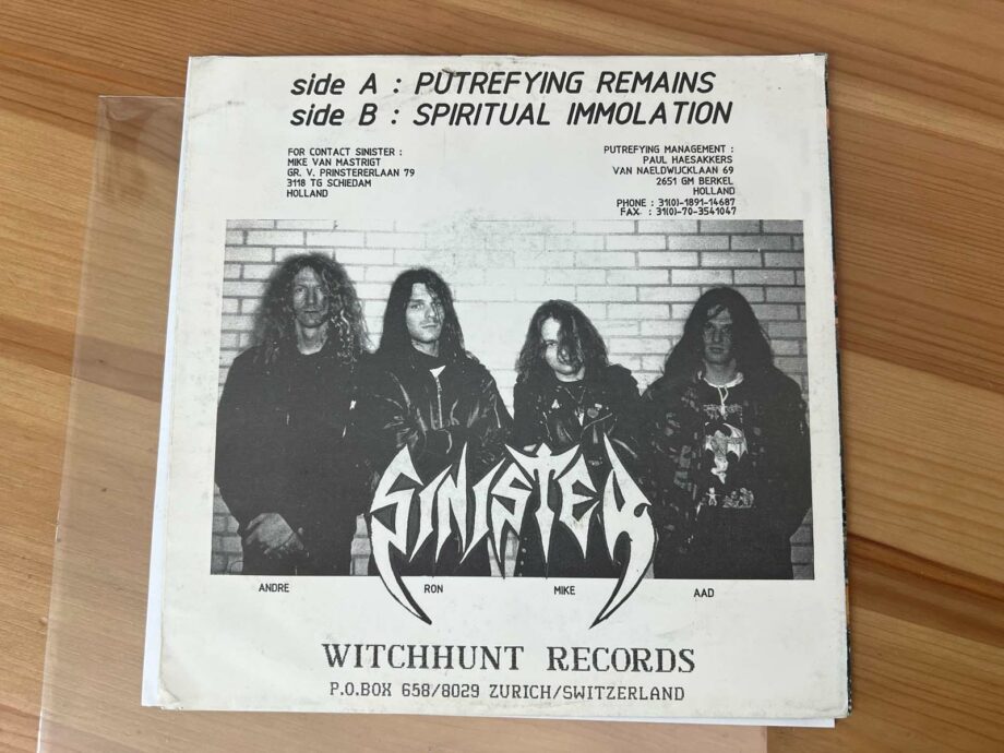Sinister – Putrefying Remains 7''