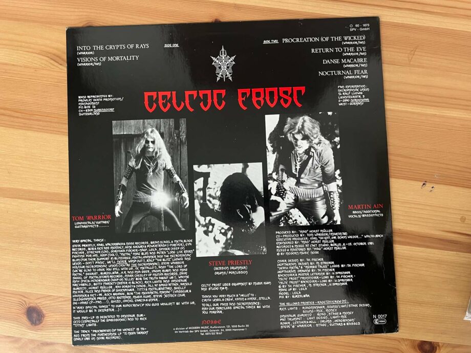 Celtic Frost – Morbid Tales 12”