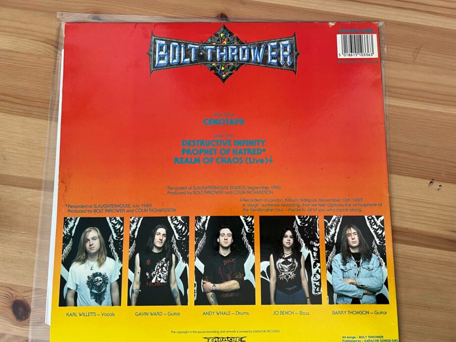 Bolt Thrower – Cenotaph 12''