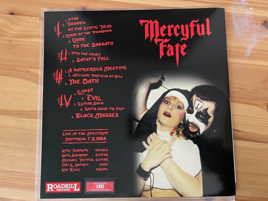 Mercyful Fate - No Mercy For Montreal  DLP (Colored SPLIT-VINYL)