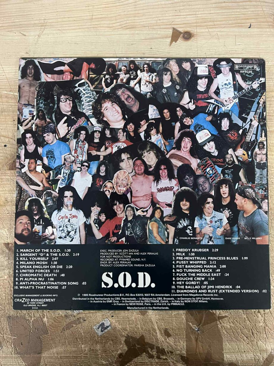 S.O.D. – Speak English Or Die LP — Me Saco Un Ojo Records