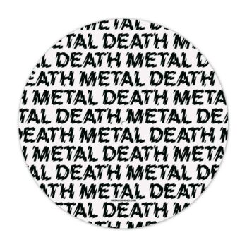 DEATH METAL SLIPMAT – WHITE